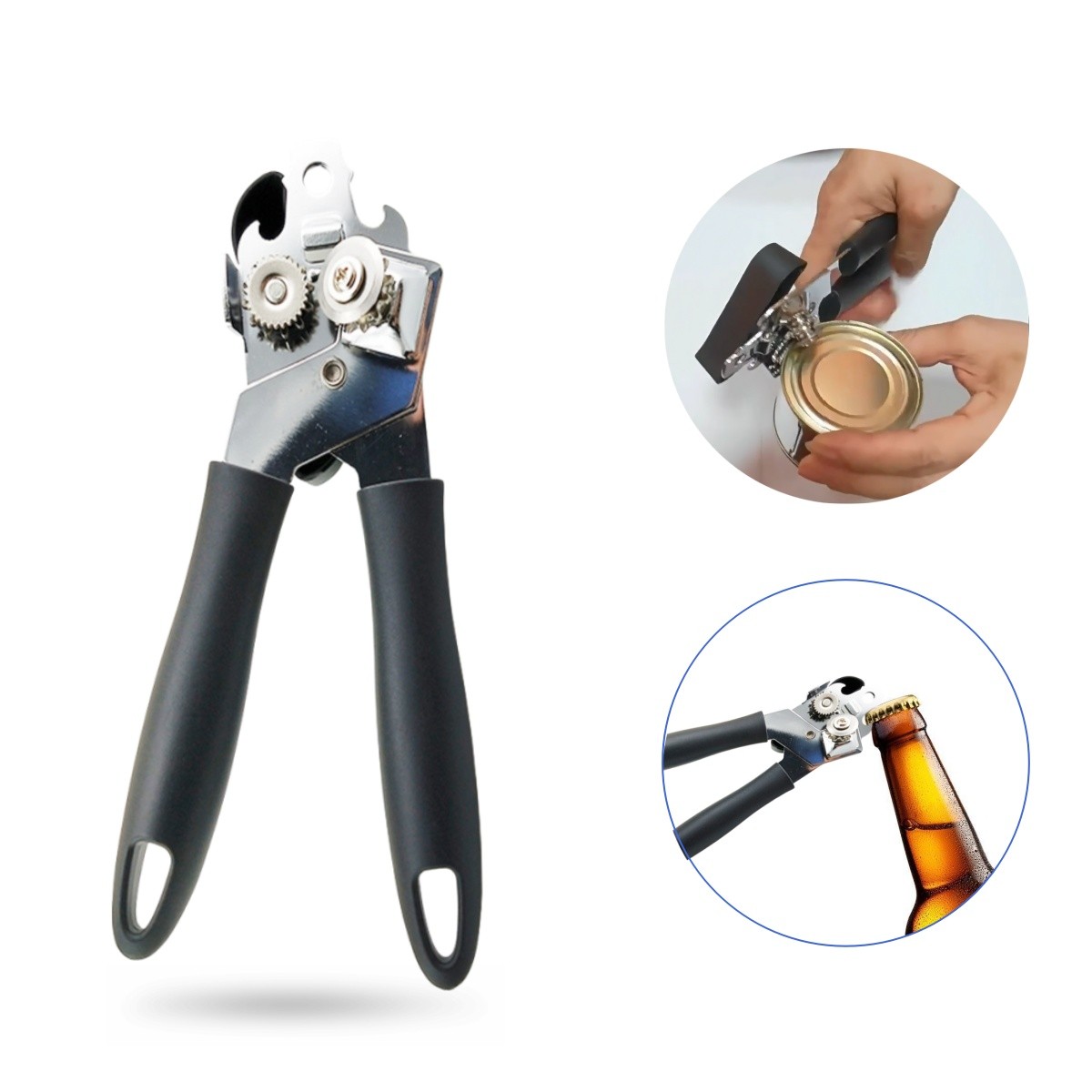 KITCHEN OPENER CAMPING STAINLESS CAN FOOD TOOL STEEL TIN BOTTLE JAR BUTTERFLY