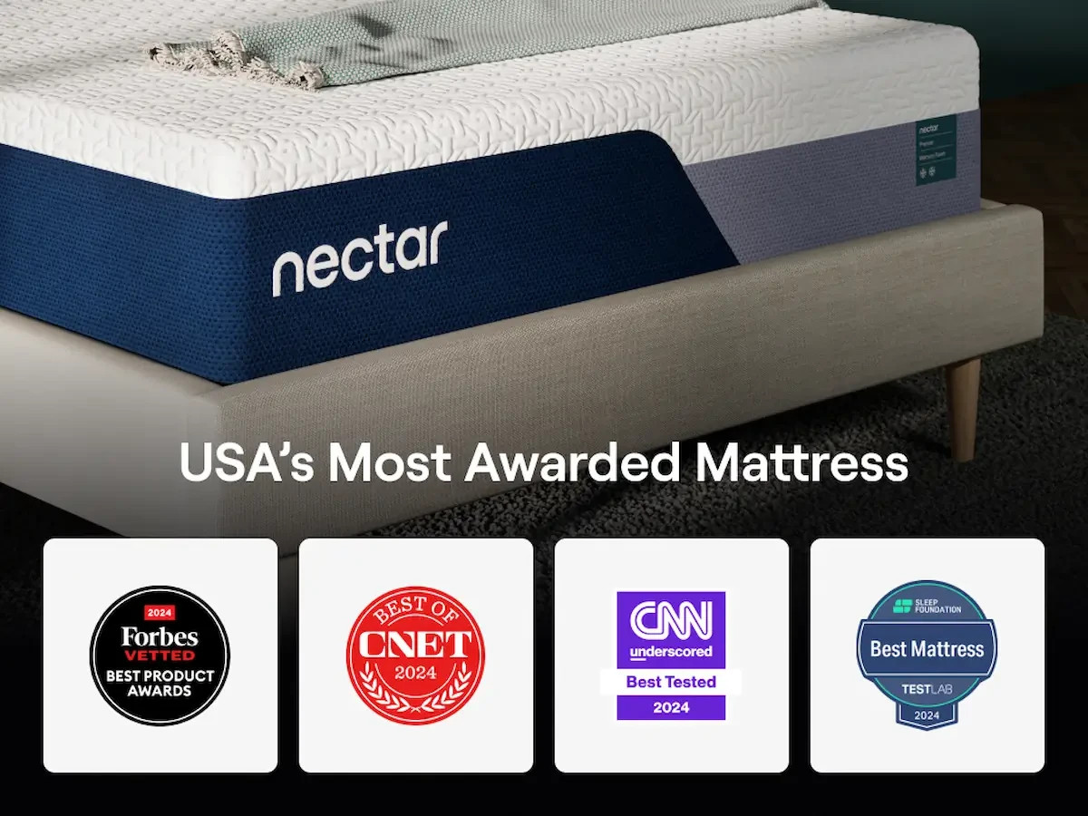 Nectar Premier Memory Foam King Size matress 13″ Height – Amazing Condition!