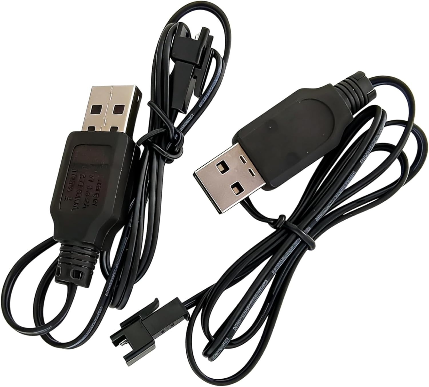 2 Pack 3.7V Lithium Battery Charger Cable, 3.7 Volt USB Charger Cable