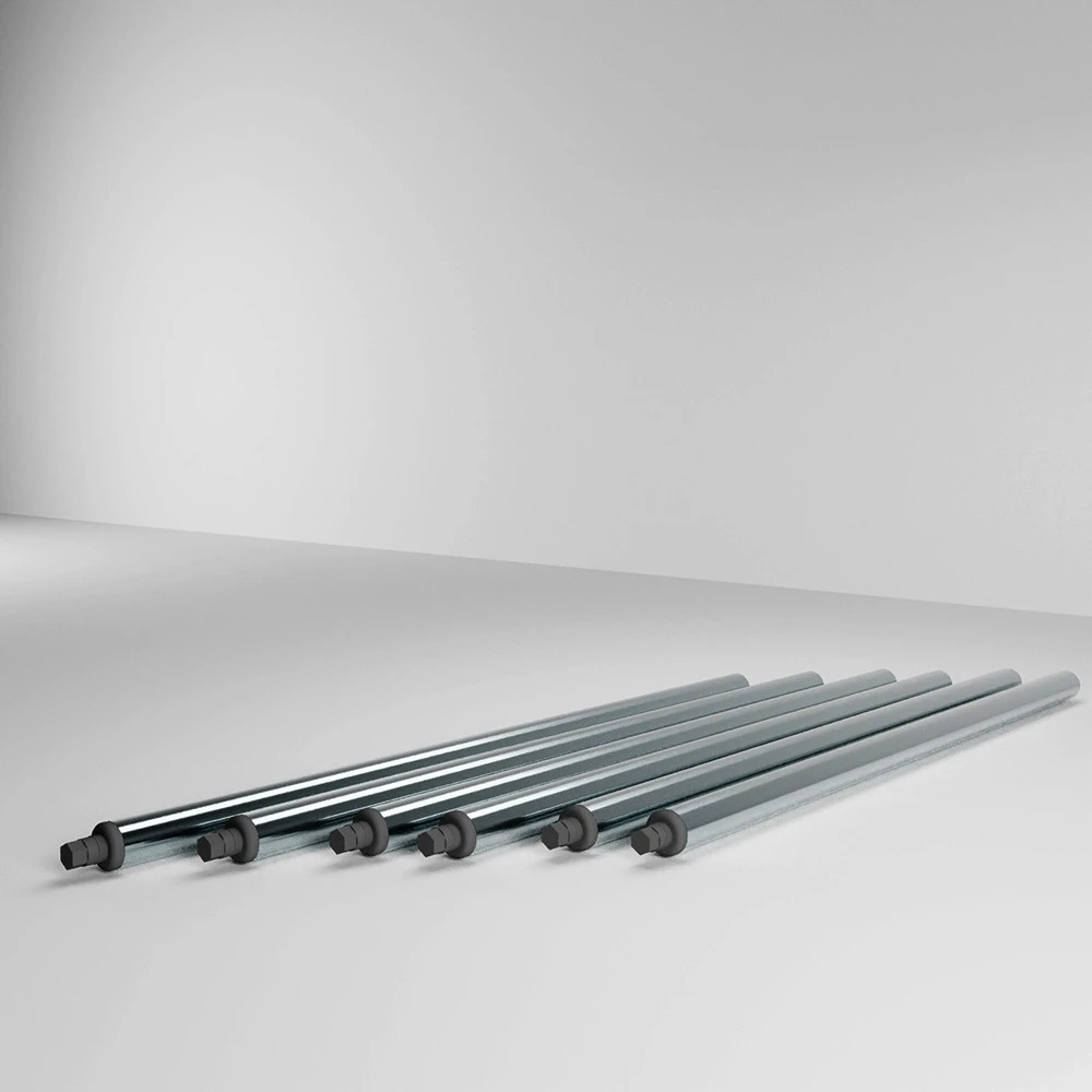 24 in. Galvanized Steel Legs for Work Tables. Set of 6