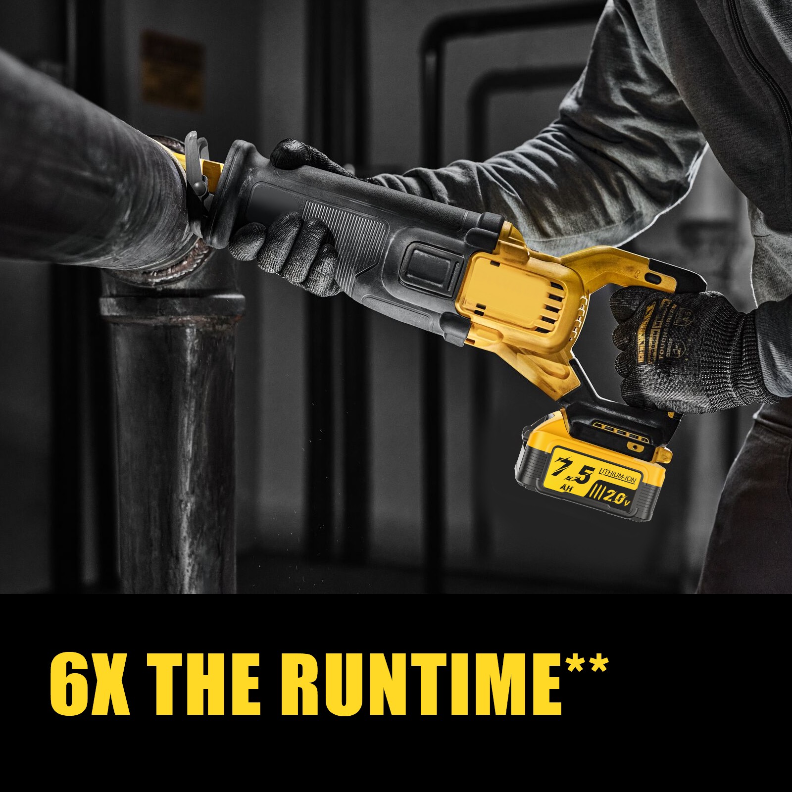 14X for DeWalt DCBP520 20V Max 7500mAh Li-ion Compact Battery/Charger DCBP520-2