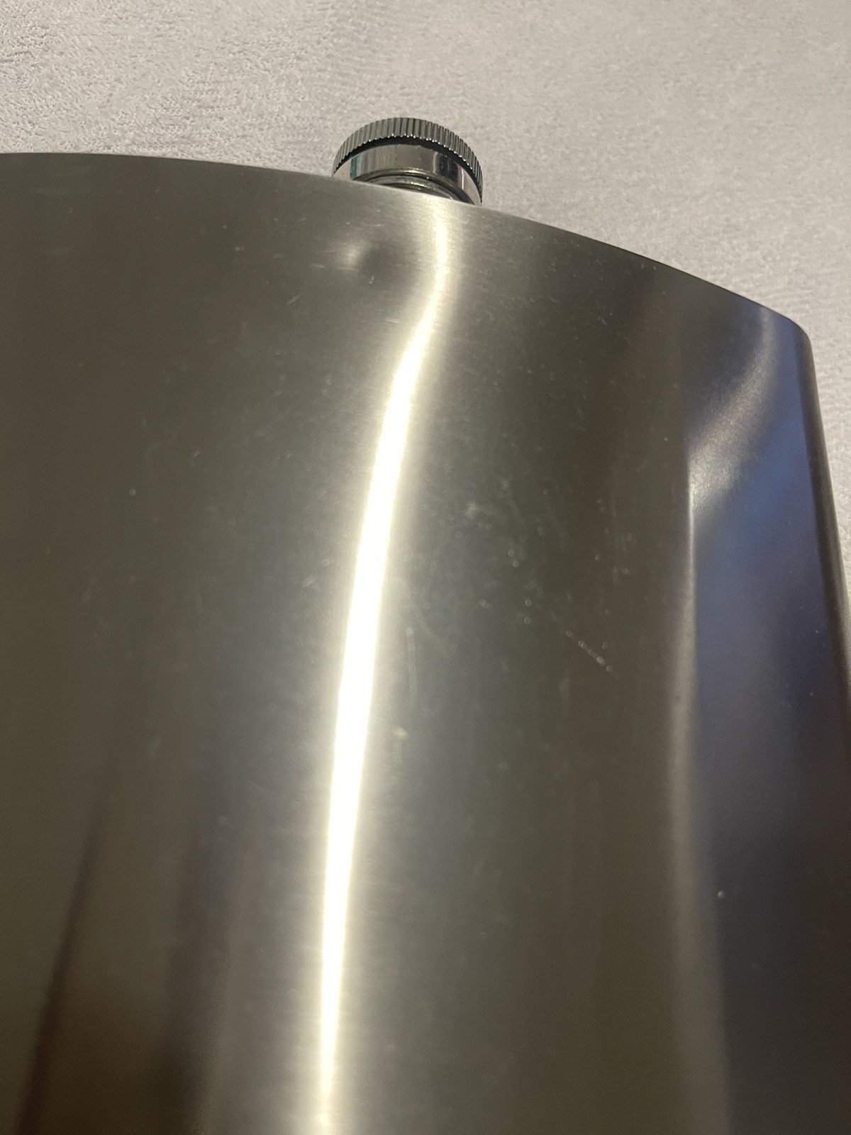 Big Mouth Stainless Steel Super Flask Holds Half A Gallon. New. Has Slight Dent
