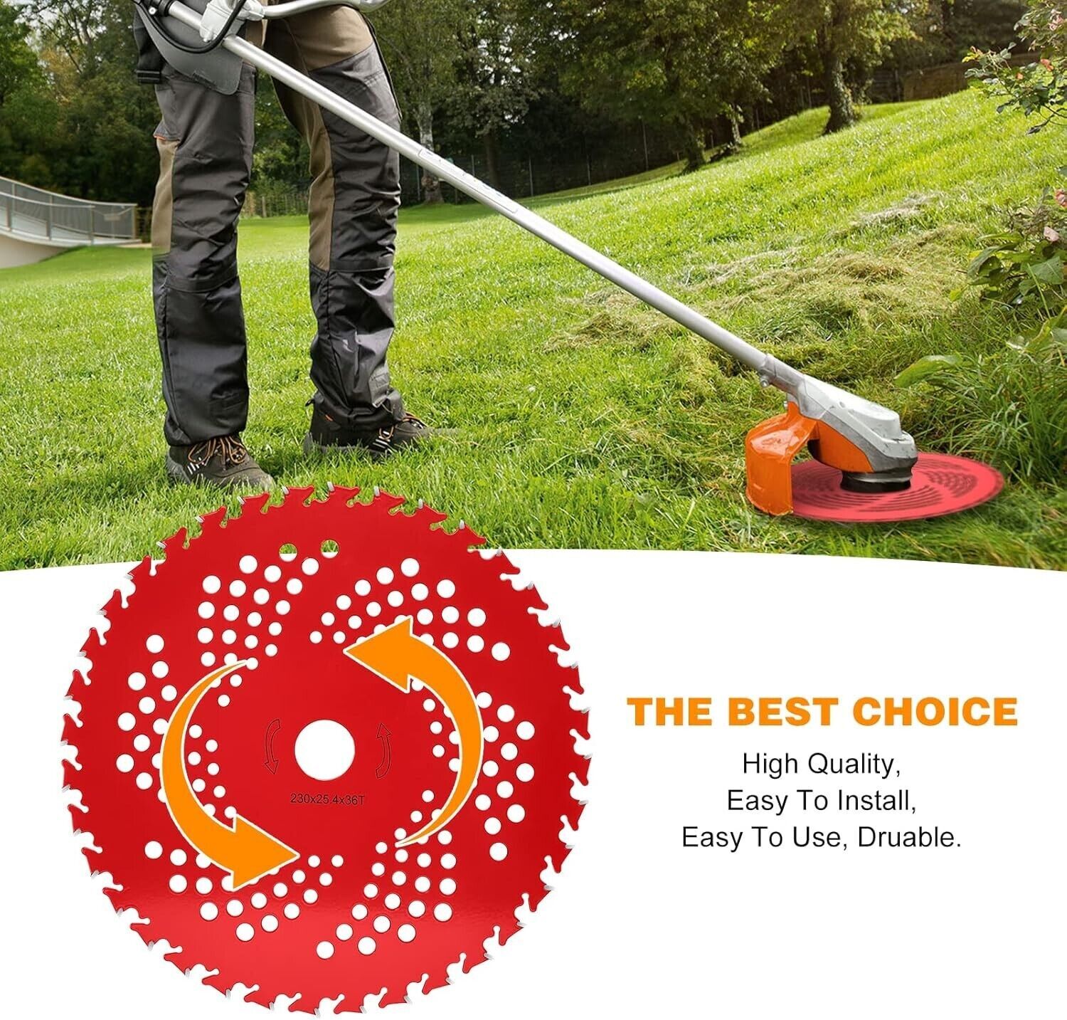 4 Pack 9″ Carbide Tip Circular Saw Brush Cutter Trimmer Weed Eater Blade Sets