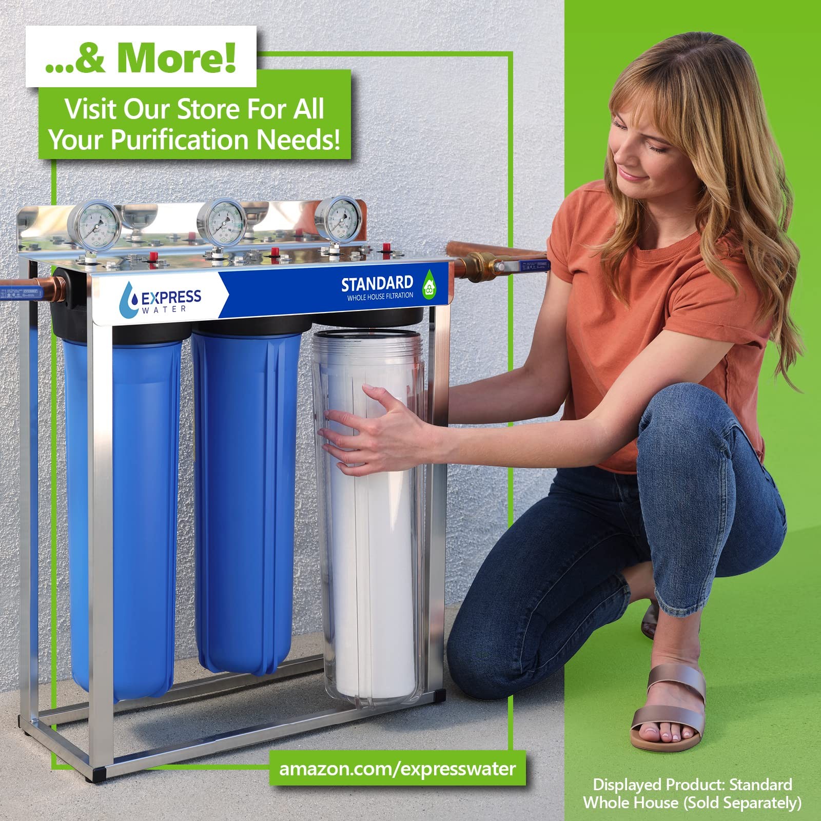 Express Water – 6 Months Reverse Osmosis System Replacement 6 Months, White