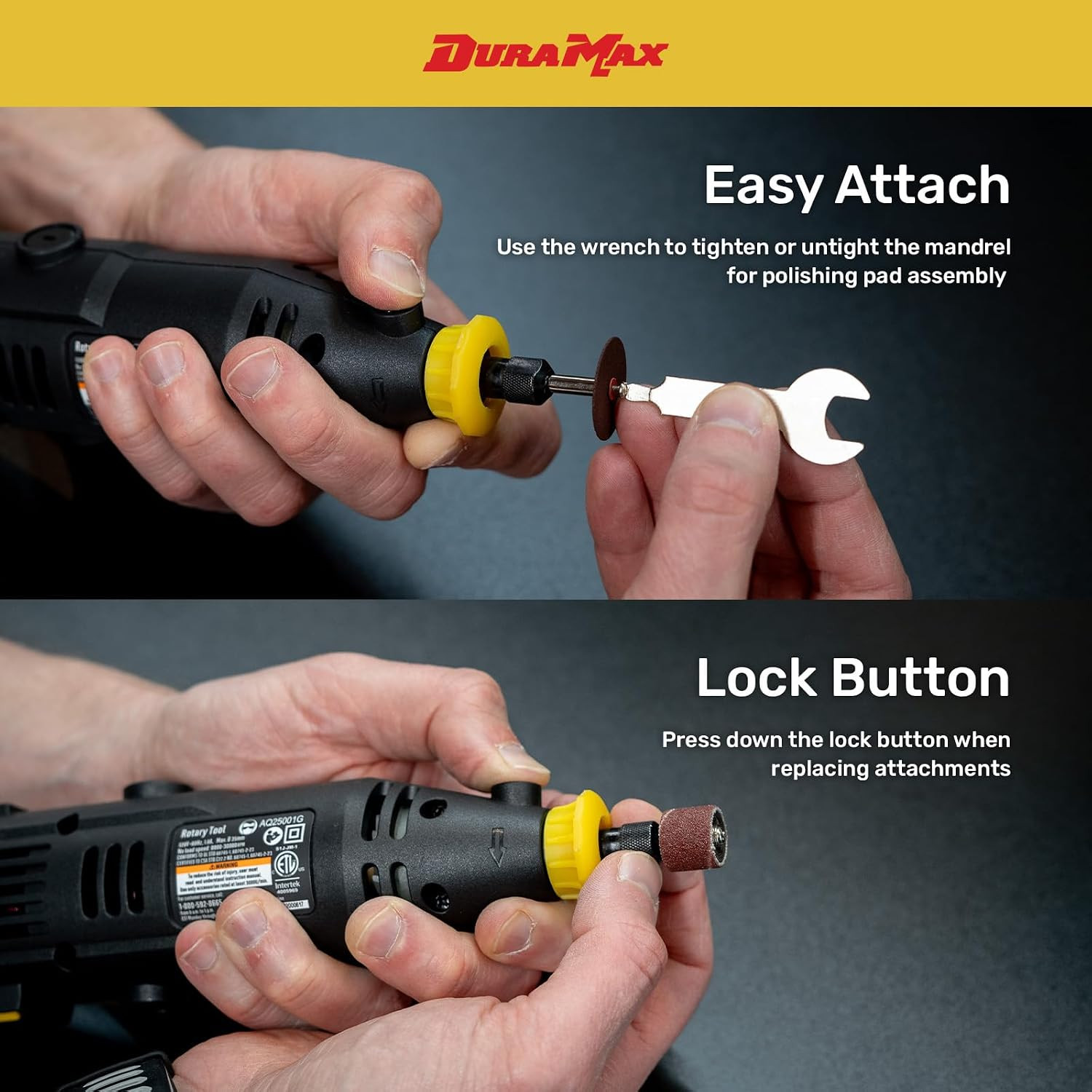 Rotary Tool Kit, 40 Pieces, Variable Speed 8000-30000 RPM, 120V, with 6-PCS Diam