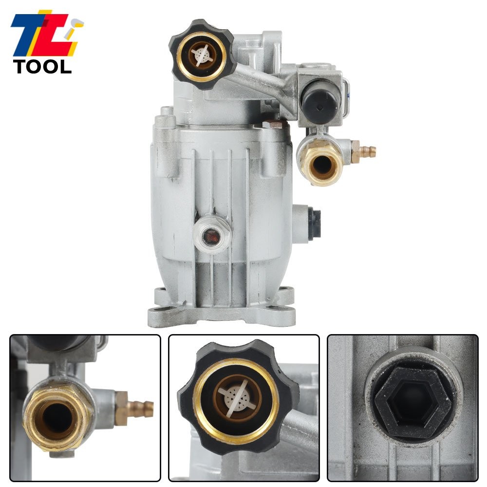 Pressure Washer Pump Horizontal 3/4″Shaft – MAX 3000 PSI Oil Sealed 2.5 GPM