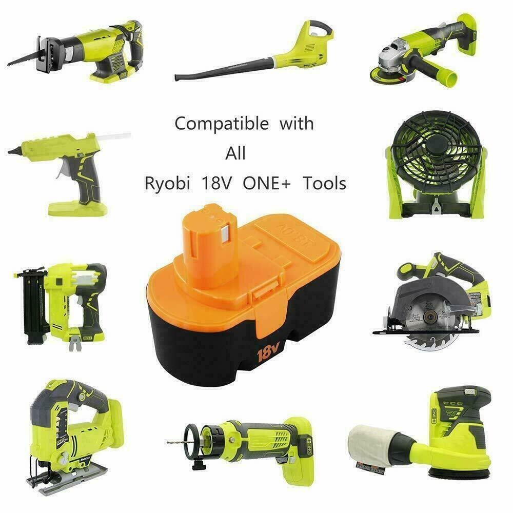 2Pack For Ryobi 18V PLUS 18 Volt Ni-Mh Battery P100 13022 ABP1801 P101 ABP1803