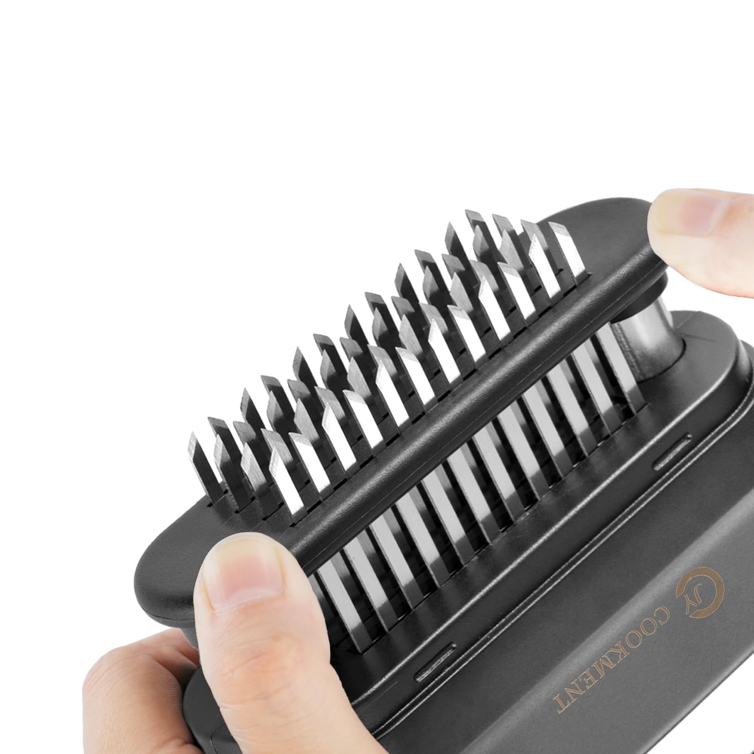 JY COOKMENT Meat Tenderizer Tool with 48 Stainless Steel Ultra Sharp Needle B…
