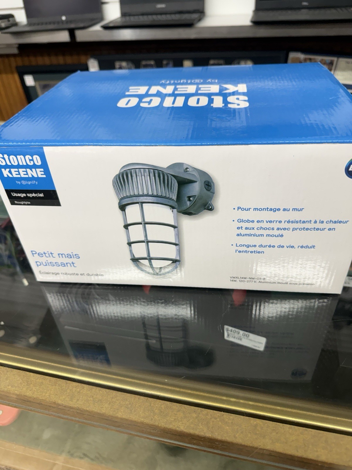 Stonco KEENE Special Purpose Heat Shock Resistant Glass Globe VWXL14W-NW-G1-8 R6