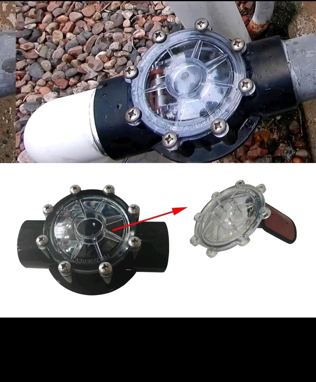 For Jandy 7235 1-1/5in to 2in Pool Check Valve
