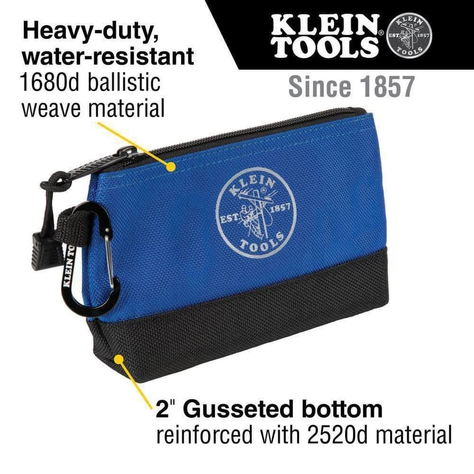 Klein Tools 7 In. and 14 In. Stand-Up Zipper Bags (2-Pack)