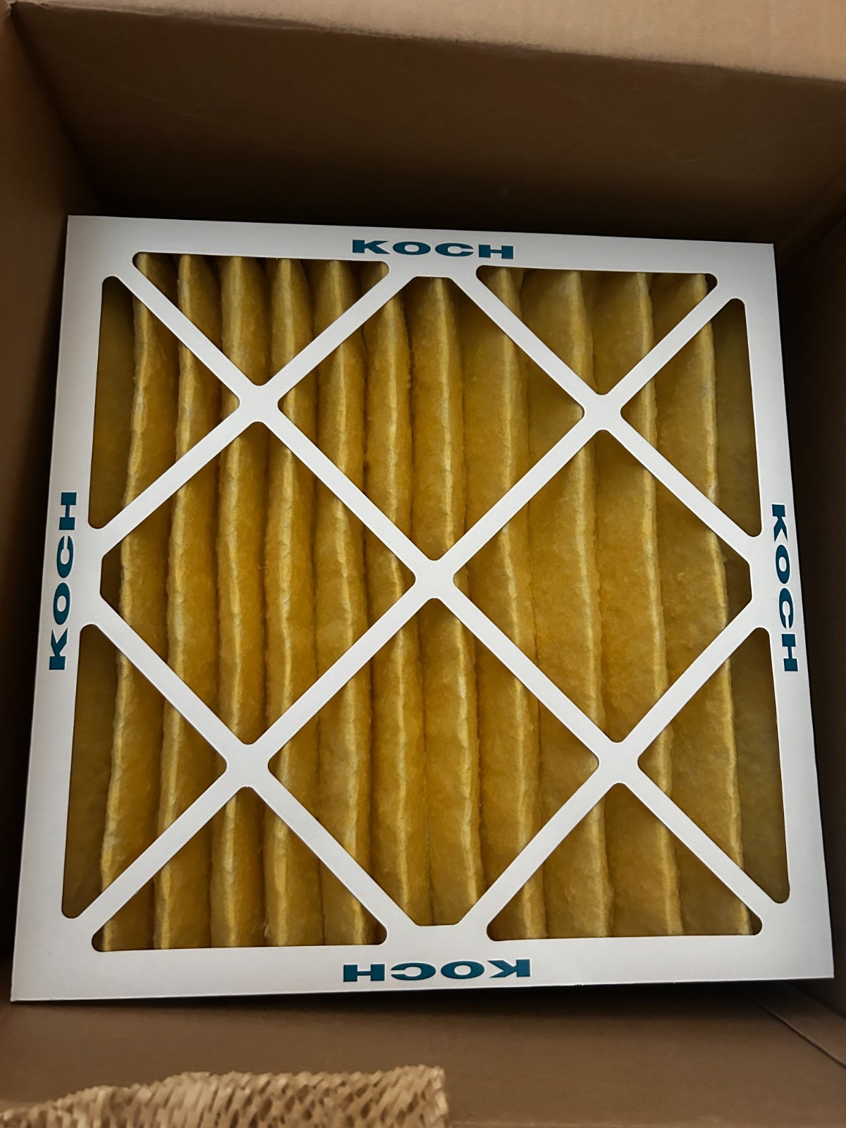 Koch Merv 11 Multi Pleat Extended Surface Air Filter 16 x 16 x 2 Case of 6