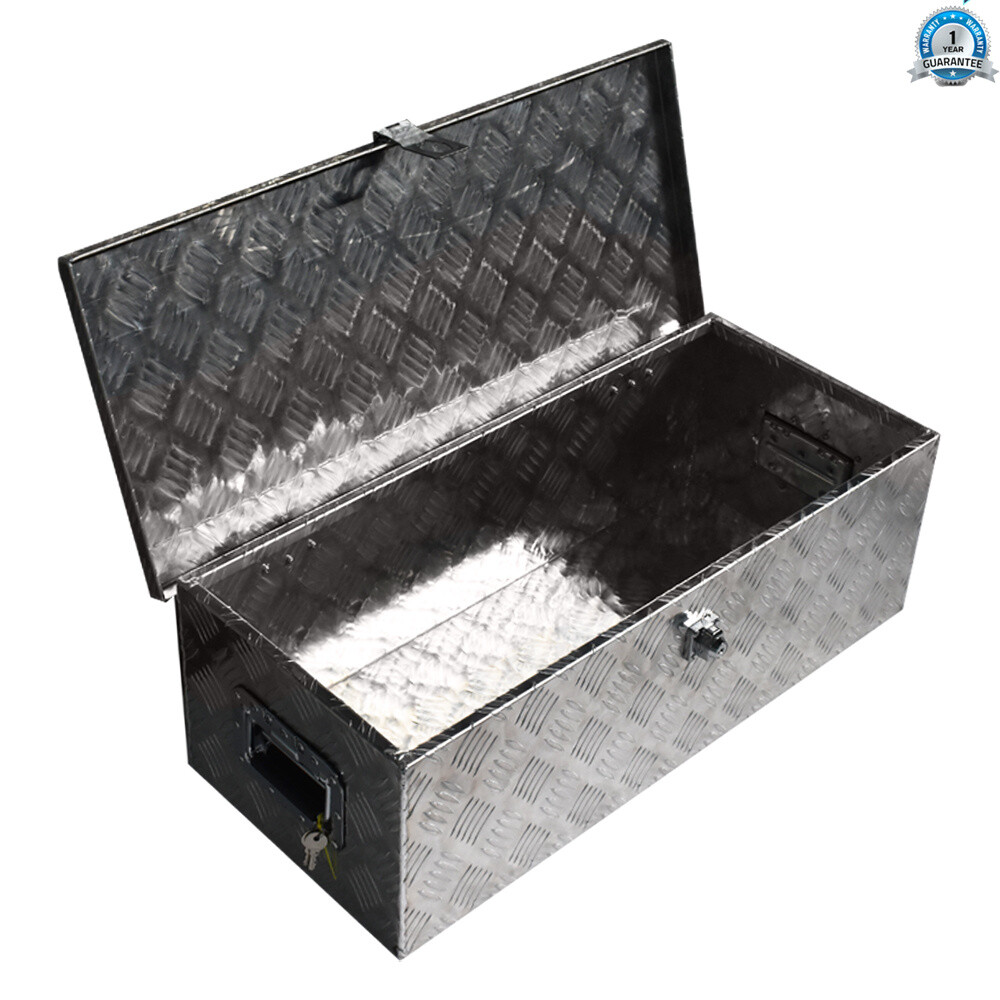 30 In Truck Bed Tool Box Flatbed Trailer Pickup Aluminum Underbody Storage