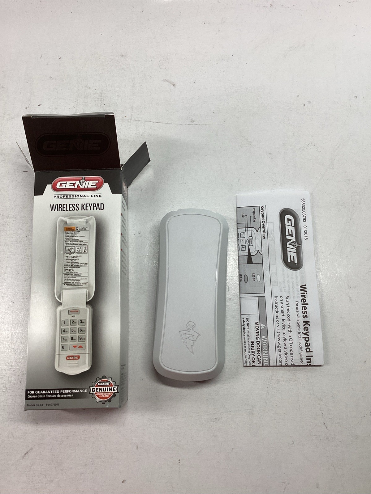 Genie Garage Door Opener Wireless Keyless Keypad 37224R