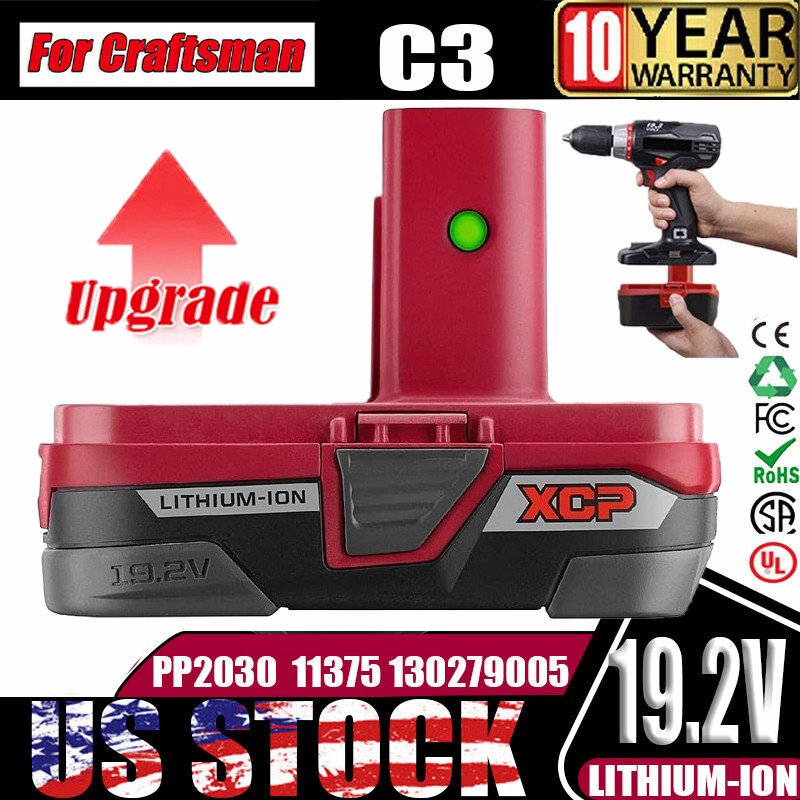 For CRAFTSMAN 19.2 VOLT C3 LITHIUM DIEHARD BATTERY PACK 315.PP2011 11375 11376