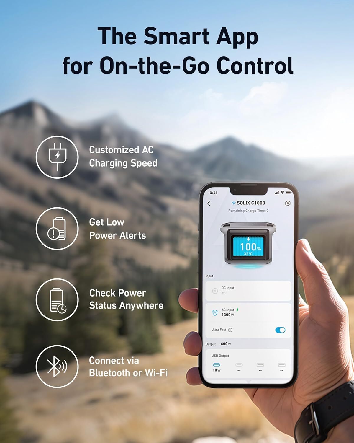 Anker SOLIX C1000X Portable Power Station 1800W Solar Generator 1056Wh|Refurbish