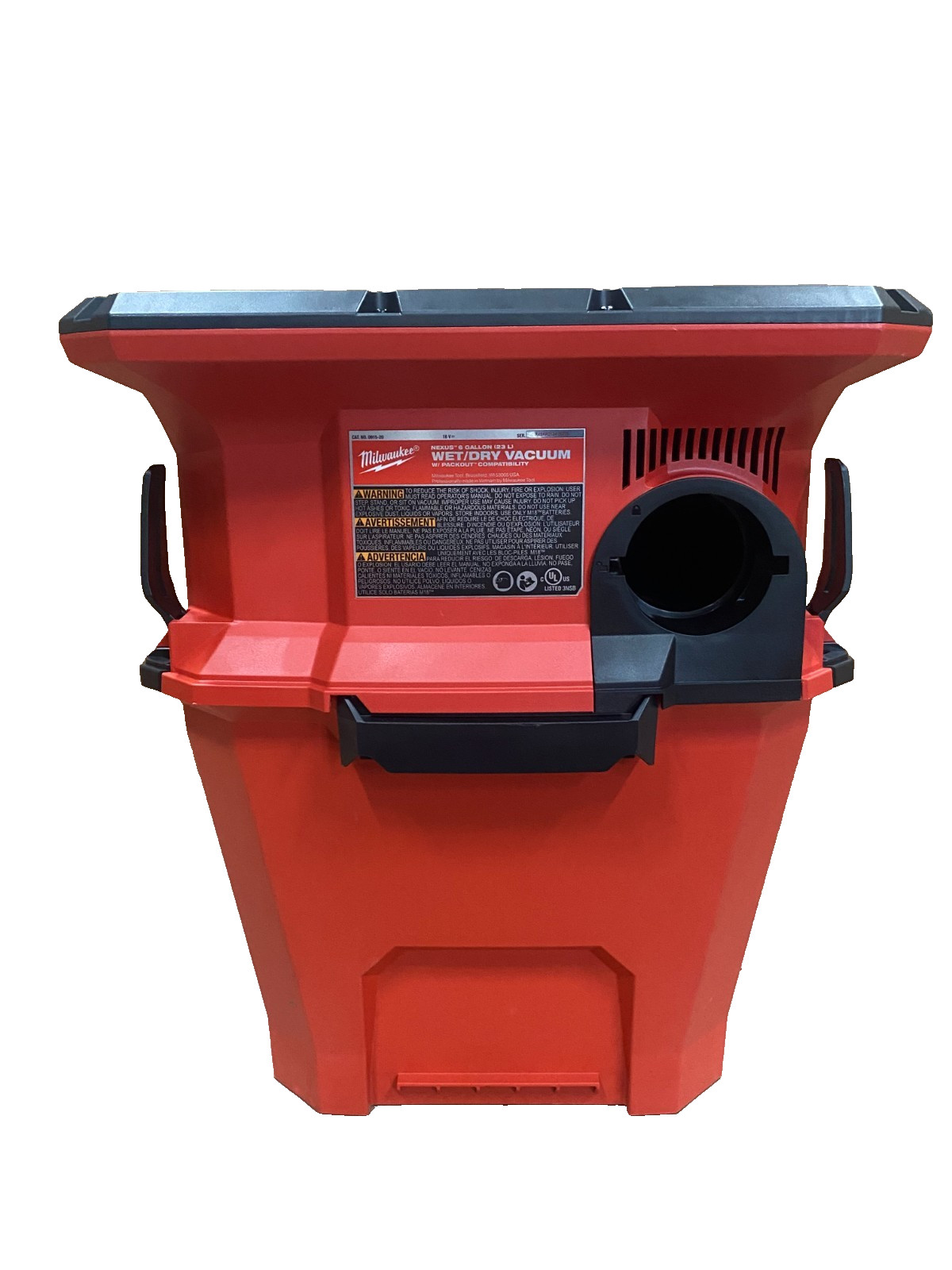 Milwaukee M18 FUEL NEXUS 6 Gallon Cordless Wet/Dry Vacuum 0915-20, NO BATTERY