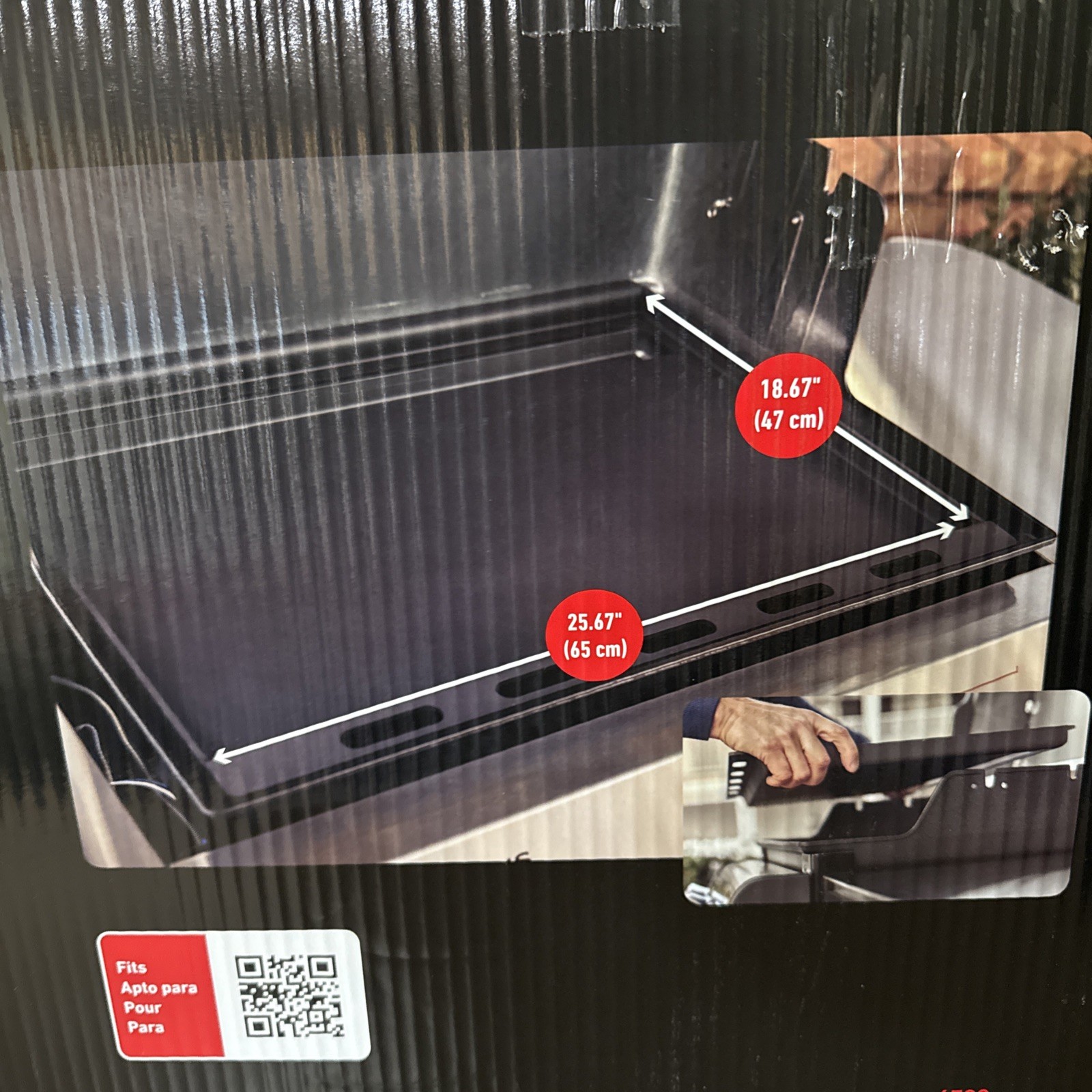 Weber 3-burner Genesis 2016+, Summit 2024+ Full-Size Griddle 6788 – Carbon Steel