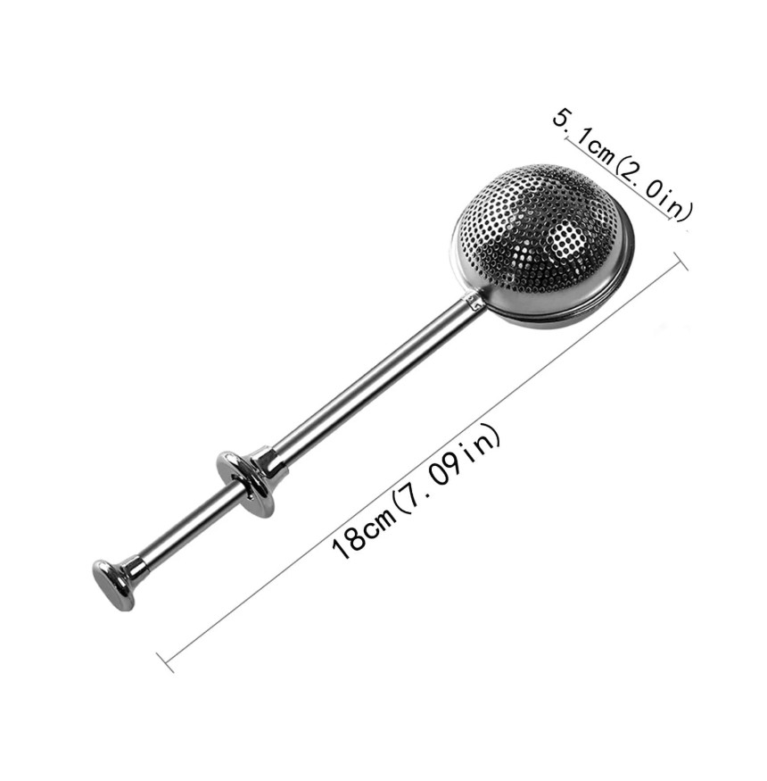 1 pc Stainless Steel One-Handed Flour Duster & Sugar Shaker for Baking