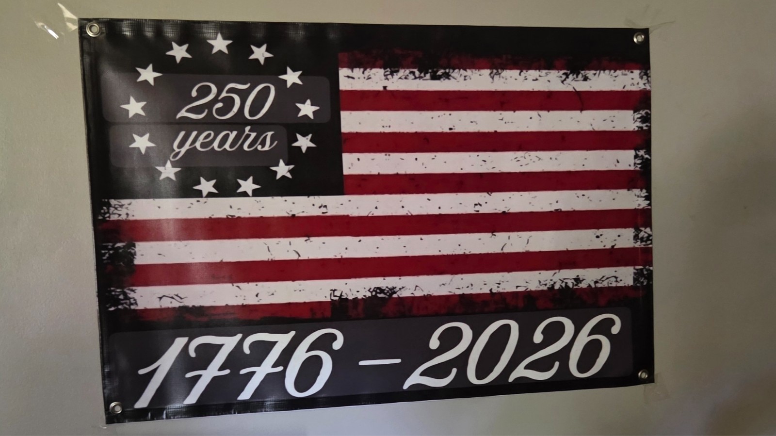 2’x3′ 250 years American Flag Made in USA