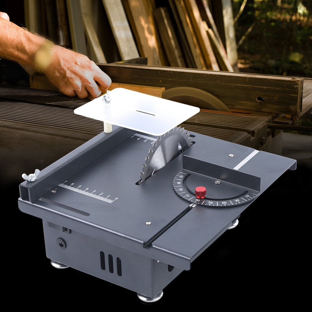 Portable Compact Heavy Duty Table Saw DIY Projects Work Shop Cutting Depth 40mm