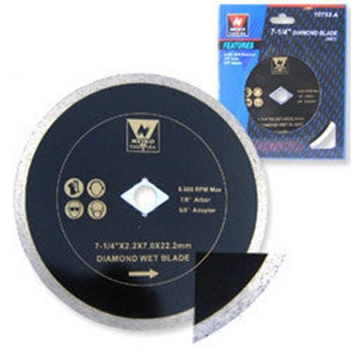 7″ Wet Diamond Ceramic Tile Cutting Cut Power Saw Continious Rim Blade