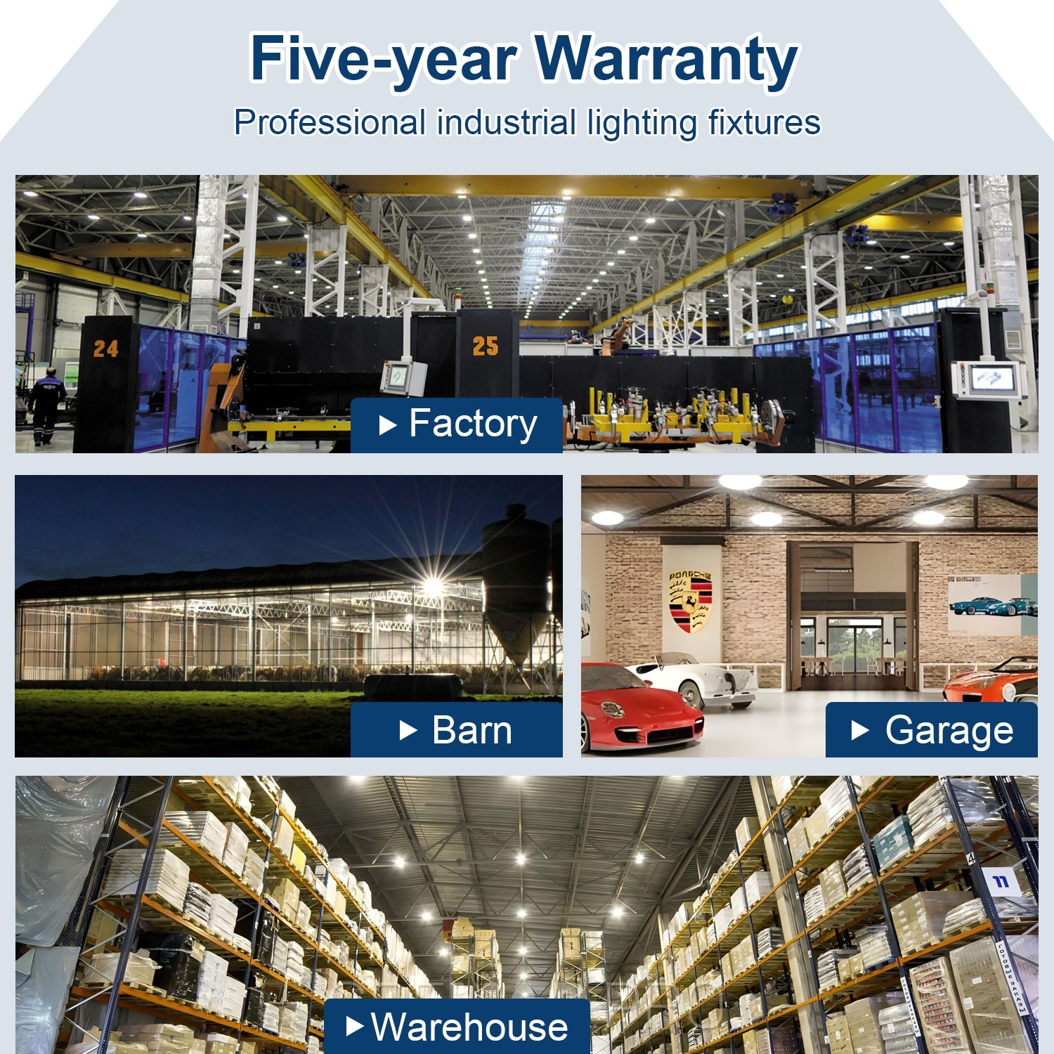 1-20 PACK 150W/200W/240W LED UFO High Bay Light Dimmable Warehouse Shop Fixtures