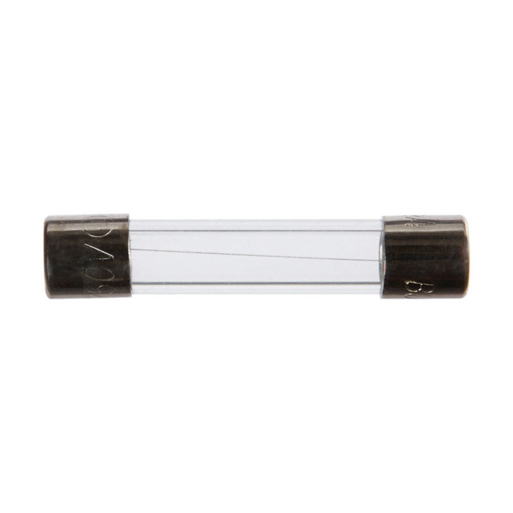 Jandorf 60624 0.5A 250V Glass Cartridge Fast-Acting Fuse 1/4 Dia. x 1-1/4 L in.