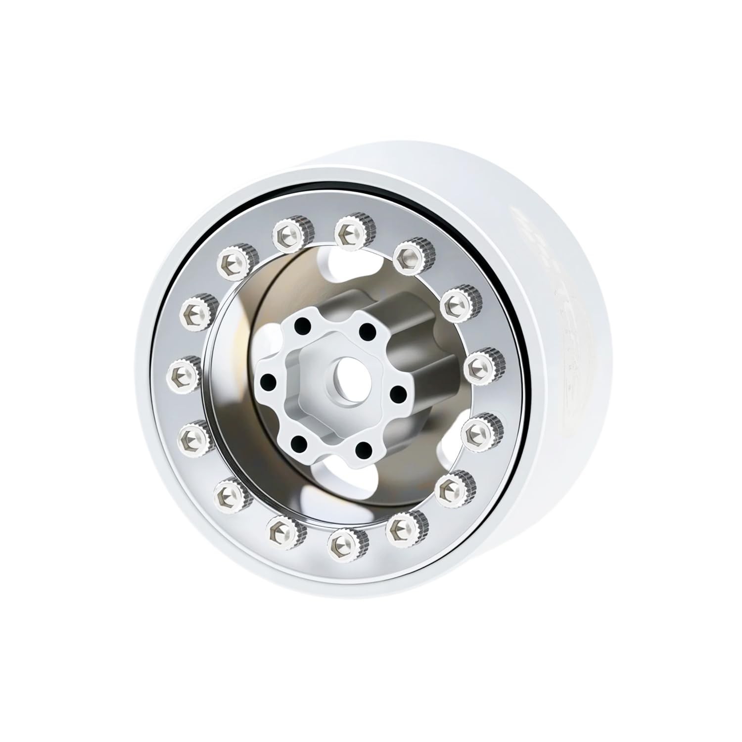 4PCS Aluminum Deep Dish 1.0 Inch Beadlock Wheels Hubs for Axial SCX24 Traxxas…