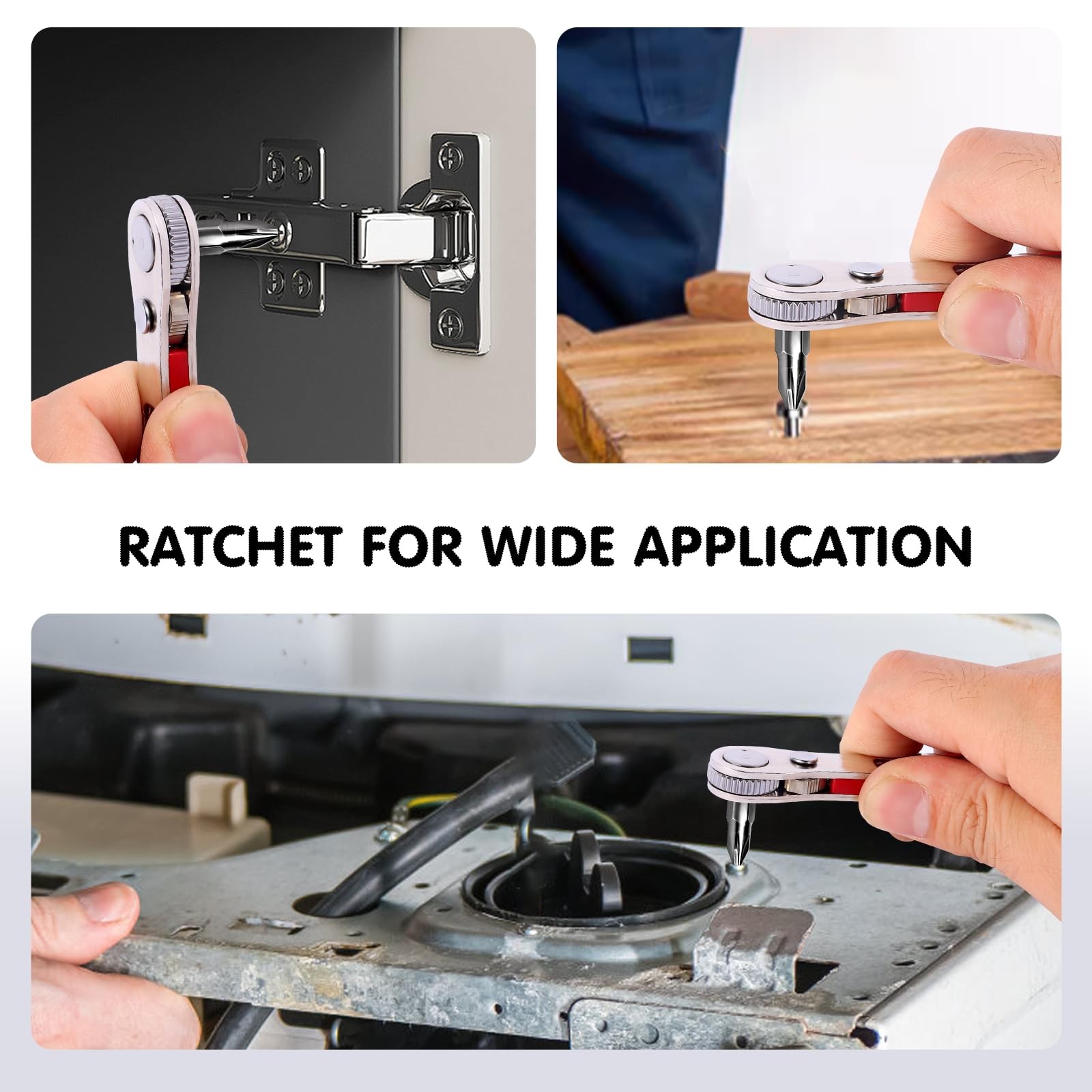 22-in-1 Magnetic Ratchet Screwdriver Set w/Reversible Wrench & Bits | Compact ..