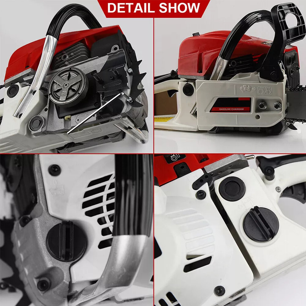 58CC 20/22″ Gasoline Powered Chainsaw Wood Cutting Engine Gas Crankcase Chainsaw