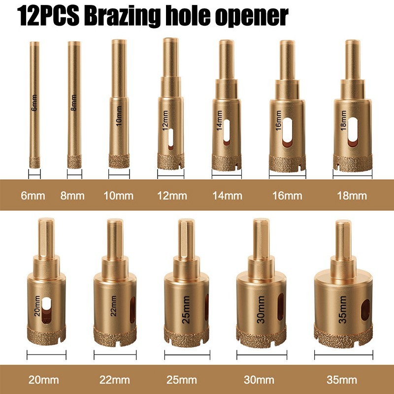 BOURVILL-12Pcs Manual Tool Set. Is A Heavy-duty Round-hole Leather Punching Tool