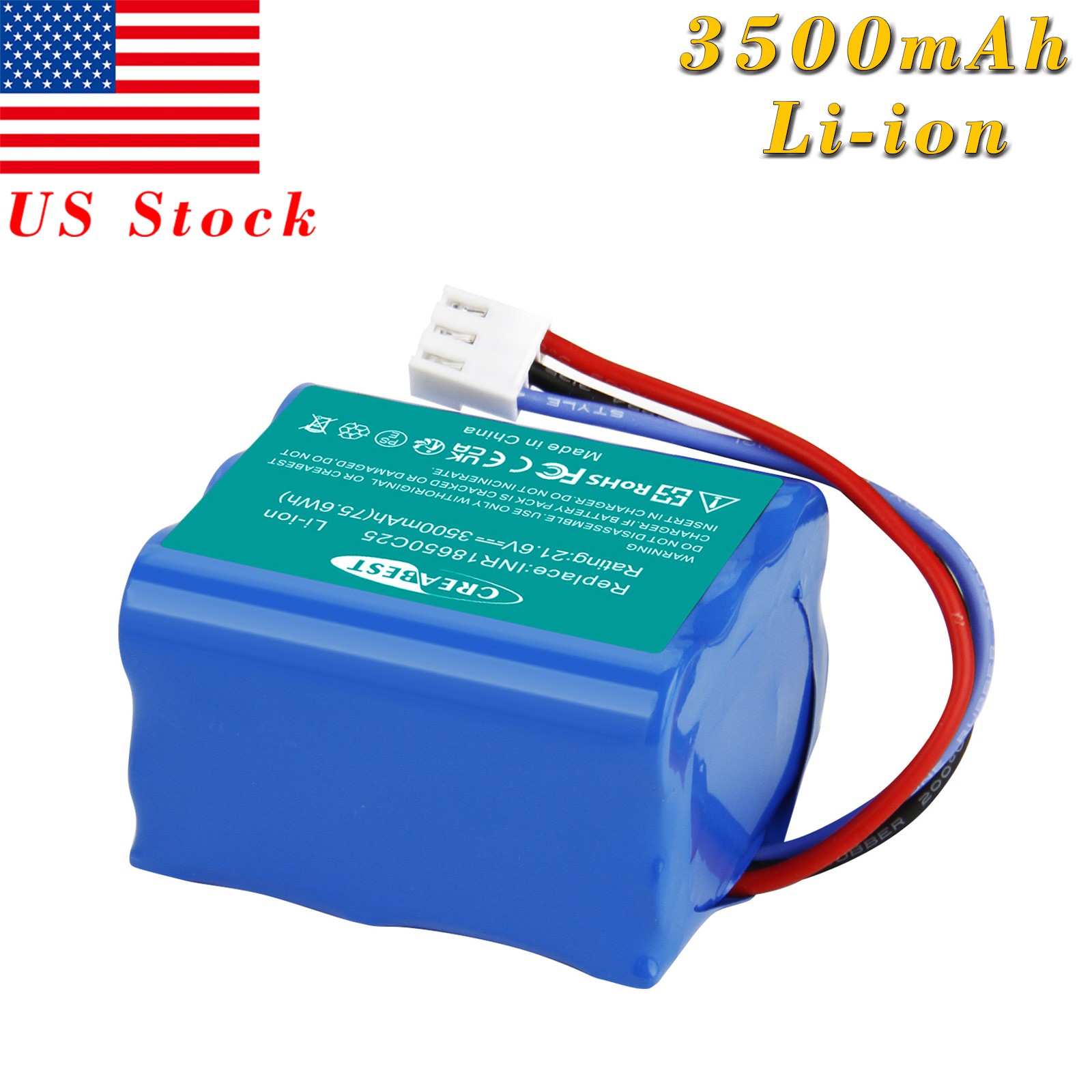 21.6V 3.5Ah Battery For Philips FC6721 FC6722 FC6723 FC6725/01 FC6726/01 FC6729