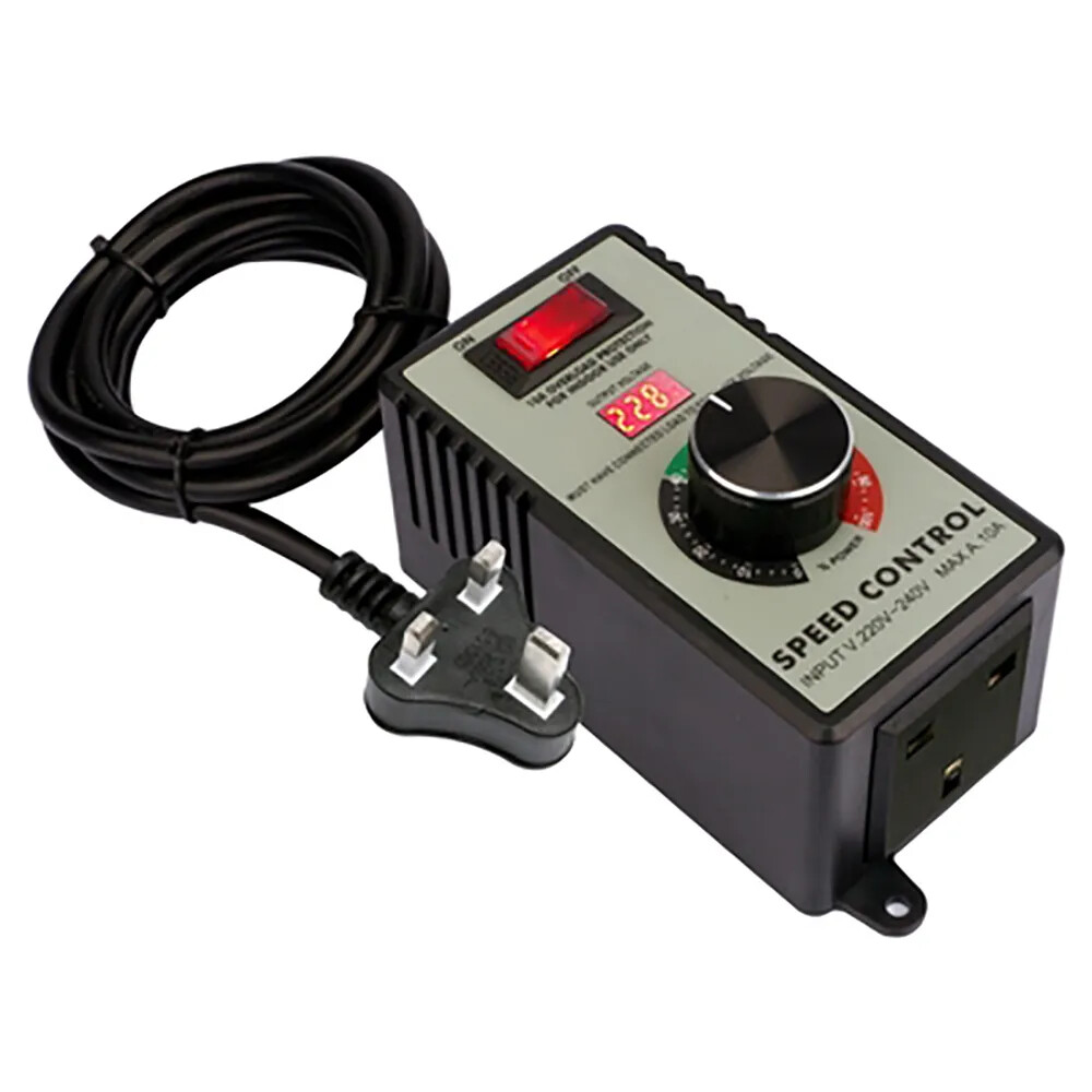 110V 220V Speed Controller Stepless Speed Control Switch Max 10A 4000W