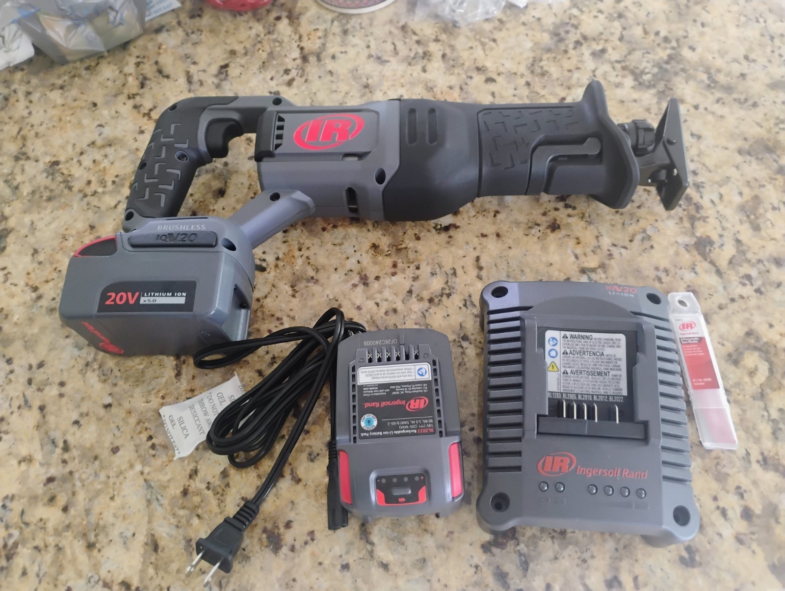 Ingersoll Rand C5101 20V Cordless Reciprocating Saw 1-1/4″Stroke,3000SPM Kit