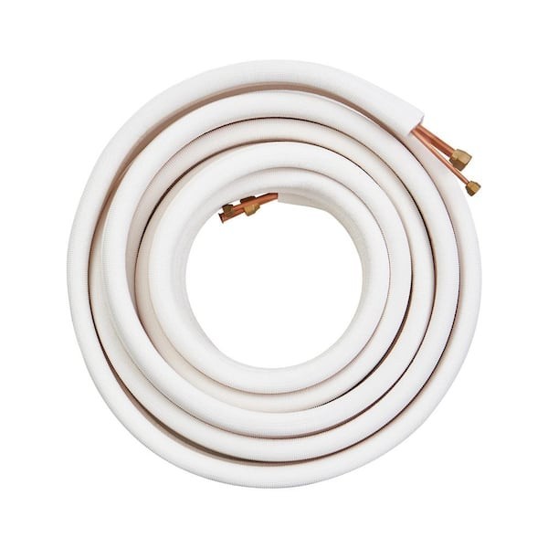 VEVOR 1/4″x1/2″ x50 Feet Mini Split Line Set Insulated Copper Tubing JSY-SS-SKU4