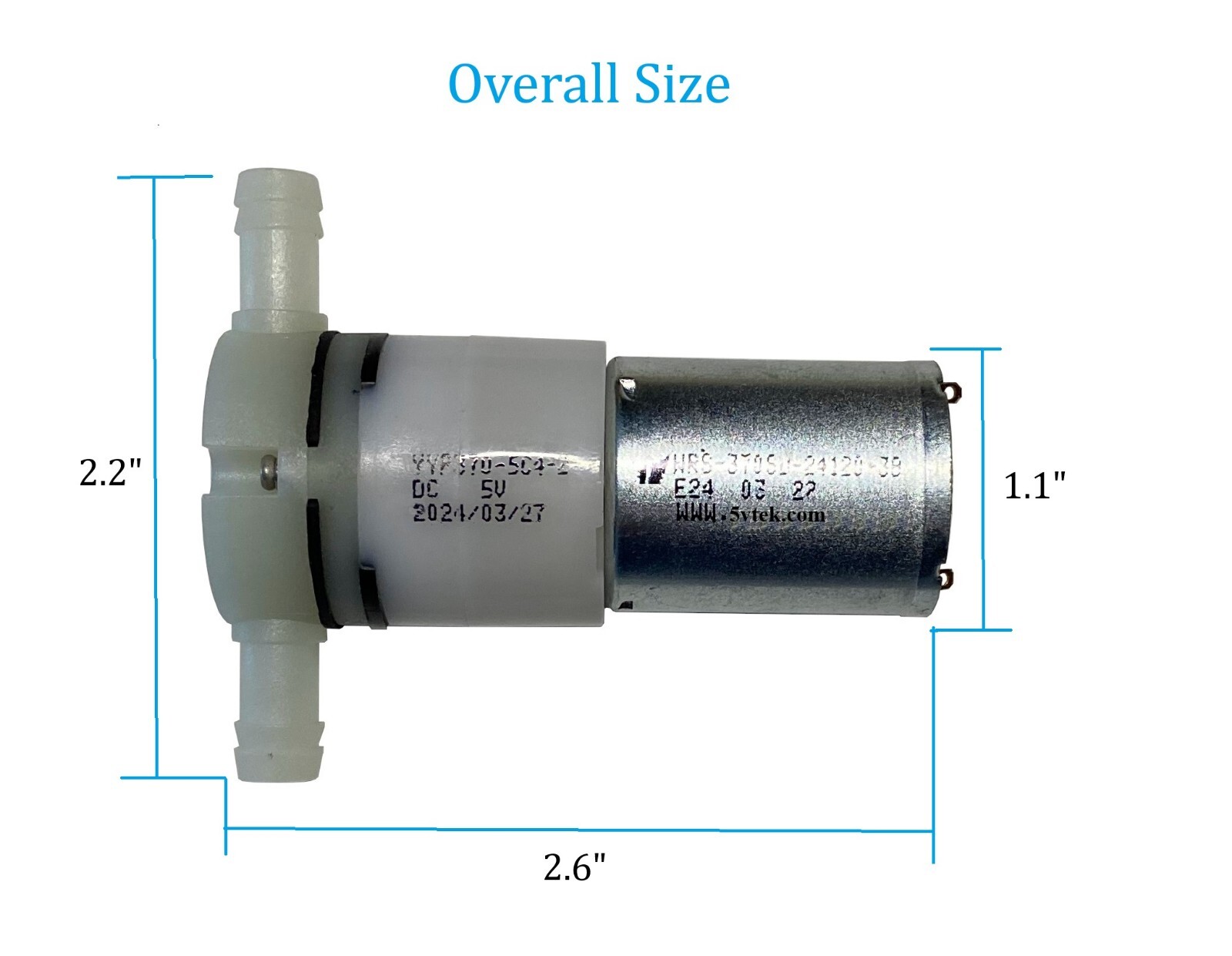 DC5V Small Diaphragm Self-Priming Mini Water Pump for Sprayer Tank Home Garden