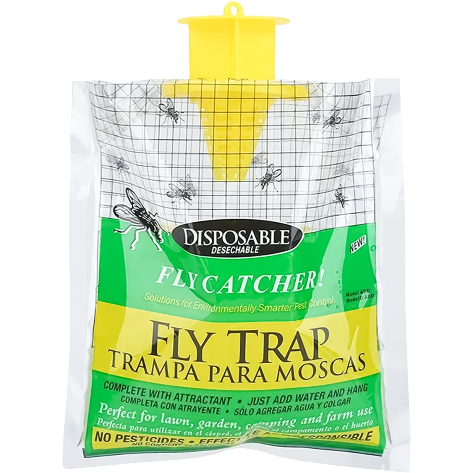 NEW 10 pack Outdoor Fly Traps Disposable Hanging Outdoor Catcher Bag Mosquito