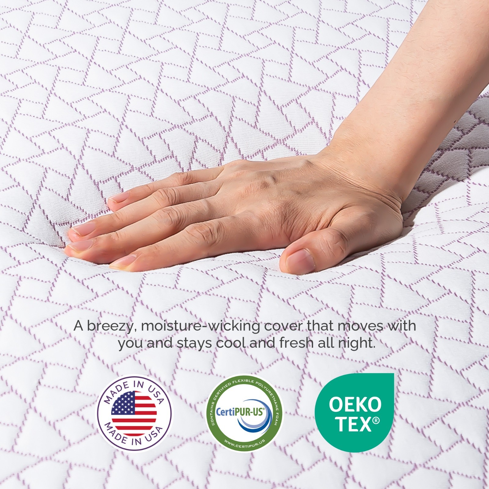 8/10/12/14Inch Gel Infused Memory Foam Twin XL Full Queen King Mattress in a Box