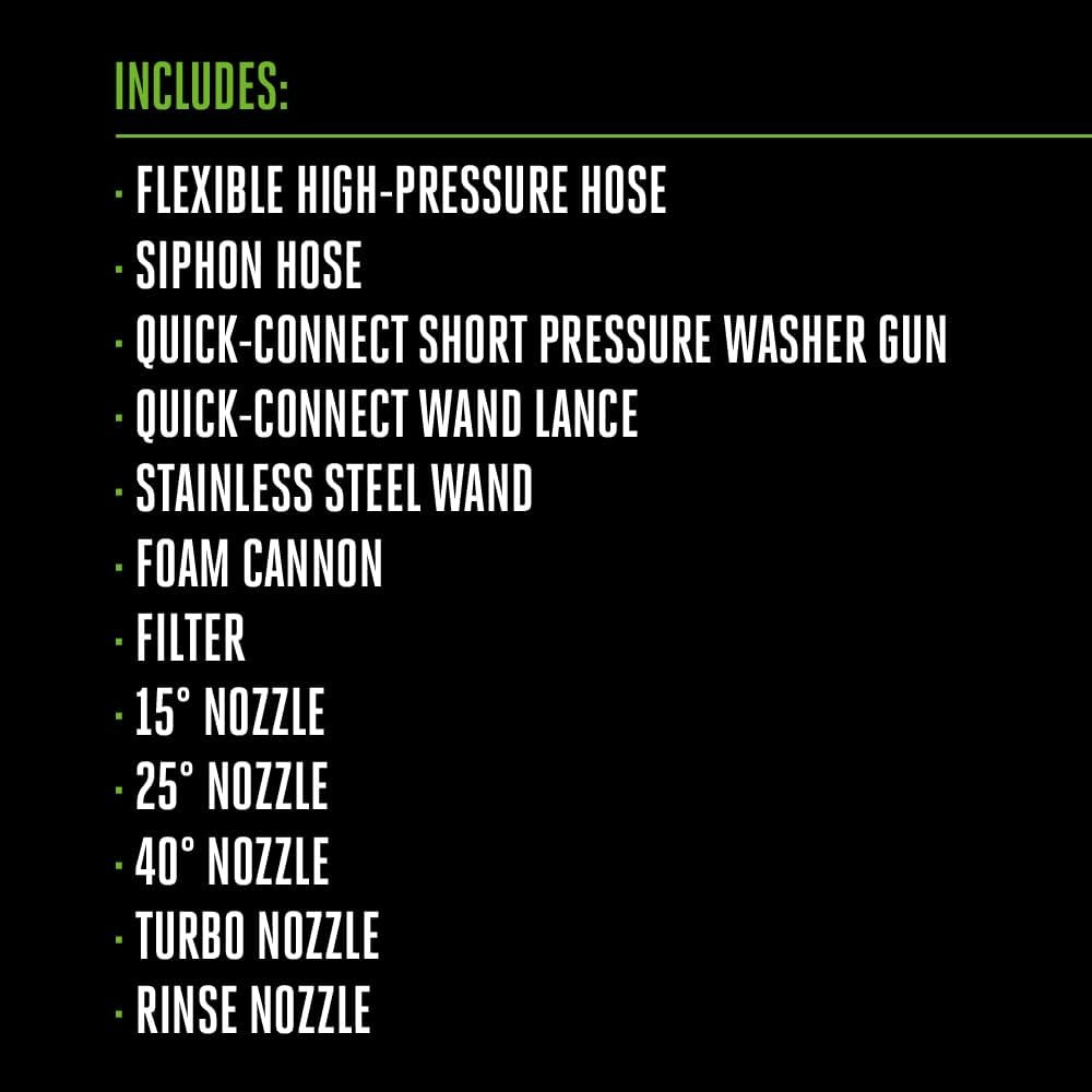Electric Pressure Washer,3200 PSI Power Washer, Battery and Charger Not Included
