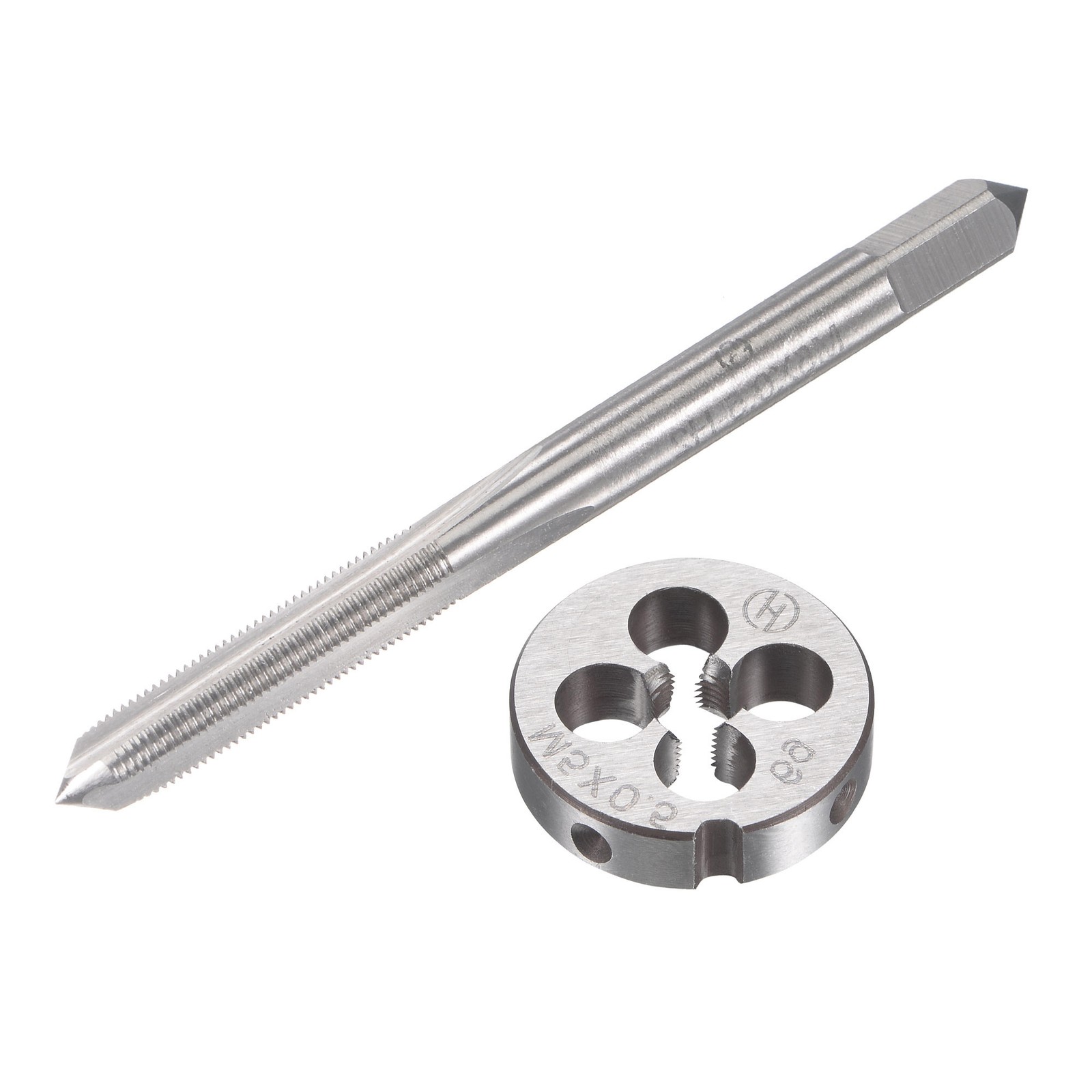 M5x0.5mm Metric Tap and Die Set Machine Thread Screw Tap w/ Round Threading Die