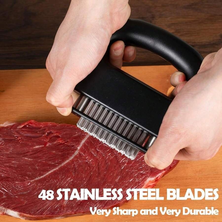 1PACK Meat Tenderizer Tool Stainless Steel Needle Cooking Hammer Kitchen Tool