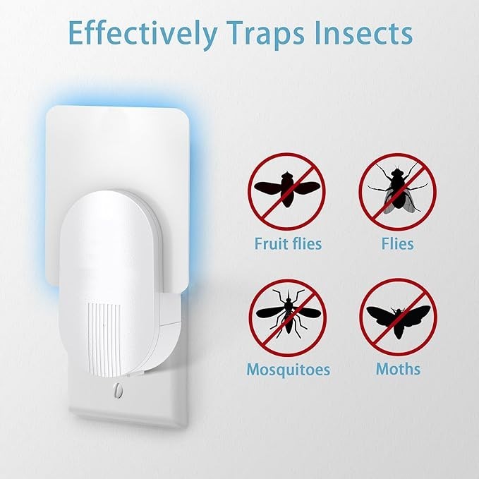 40 Pack Fly Trap Refill Compatilble with Safer Home Fly Trap Refill Flying Insec