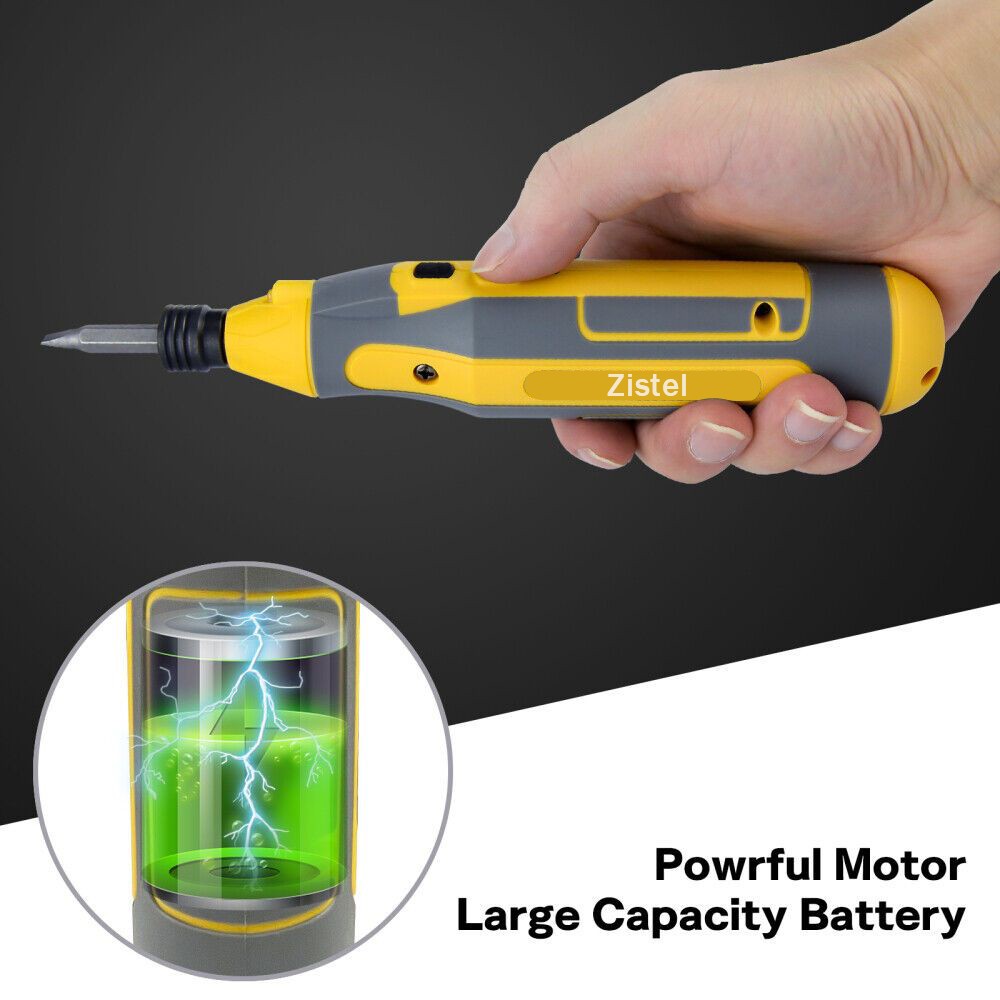 45IN1 Cordless Electric Screwdriver Rechargeable Drill Driver Power Tool Bit Set