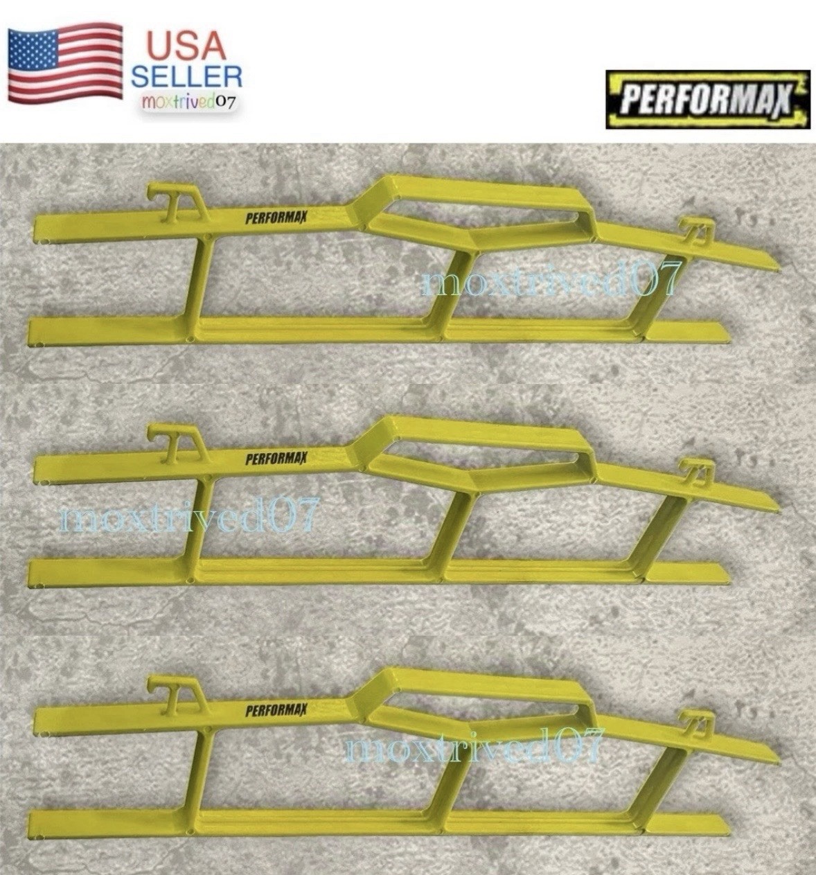 3 Electric Extension Cord Wrap Yellow Plastic H-Frame Rope / Wire Storage Holder