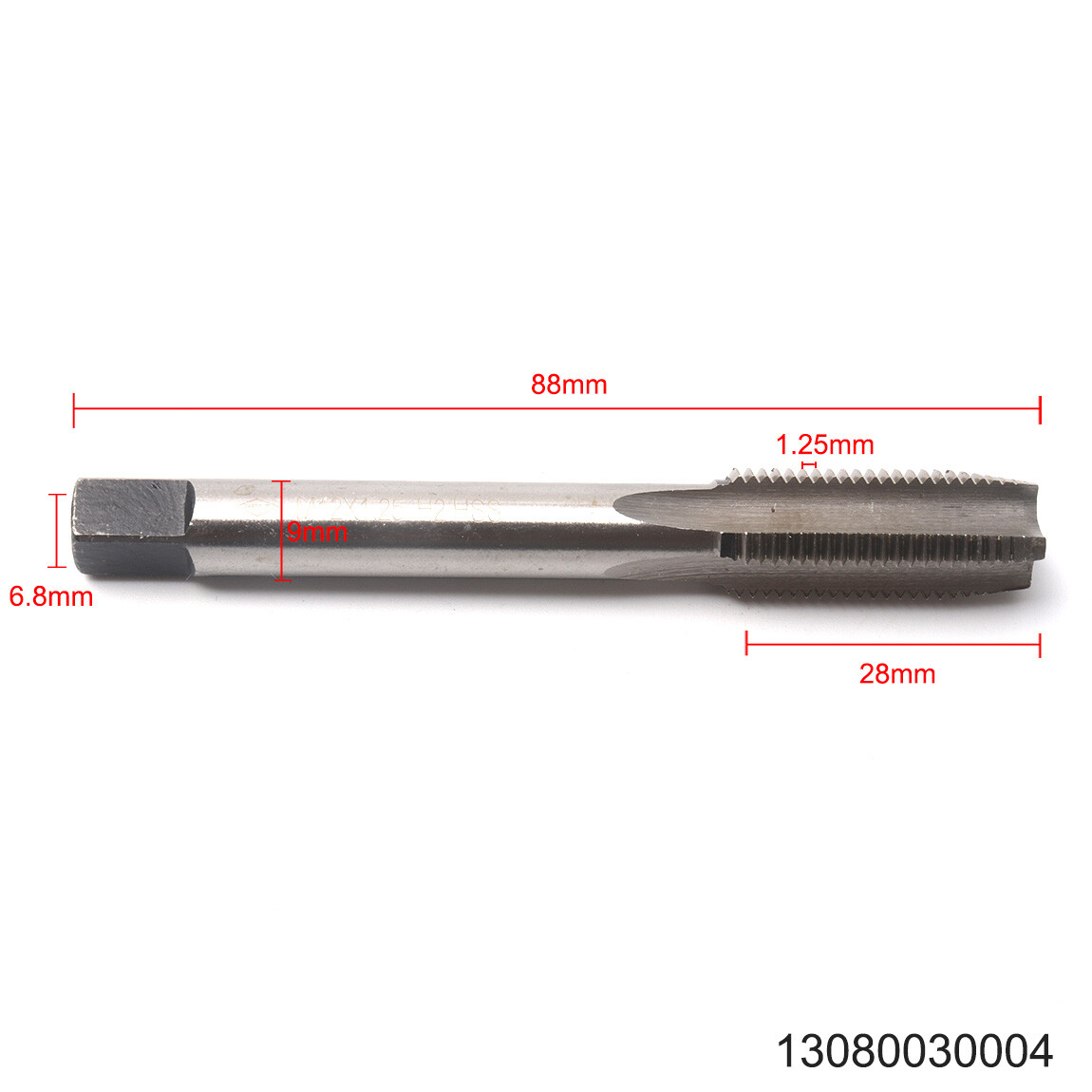 HSS Machine Screw Thread Metric Plug Tap Tools Pitch1.0-2.5mm M10-M20