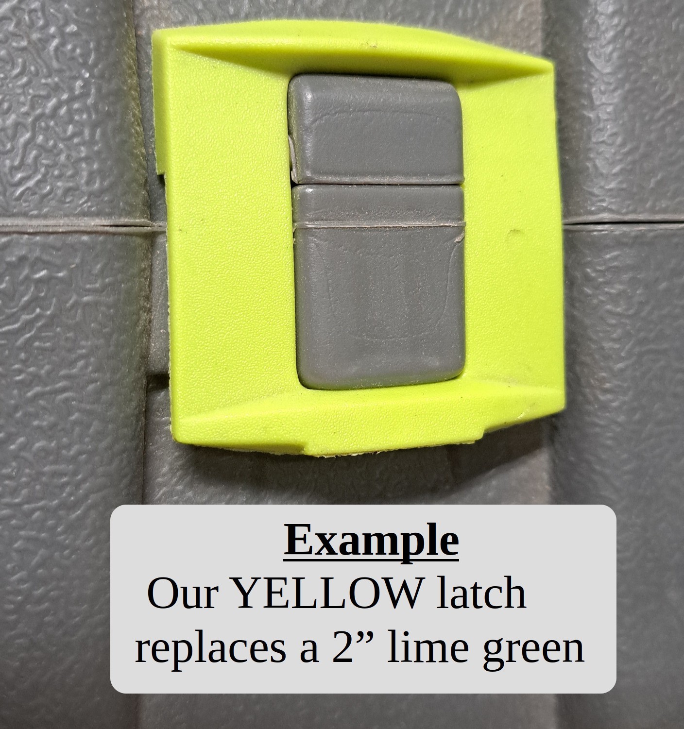 BLACK Plastic Latch Clip Fits Ryobi Drill, Saw, etc Storage Carrying Tool Case