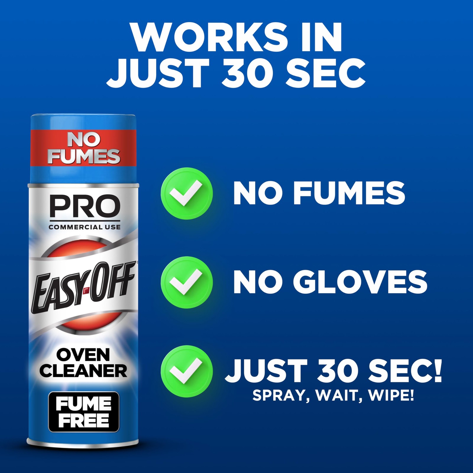EASY-OFF Pro Fume Free Oven Cleaner, 24 oz., 3 Count Total 48 Oz