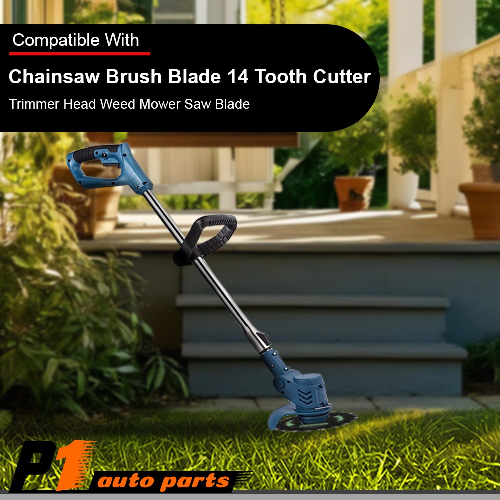 2pcs 14 Tooth Cutter Trimmer Head Weed Mower Saw Blade 9″ Chainsaw Brush Blade