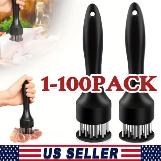 NEW Meat Tenderizer Tool 21Needles Stainless Steel for Tenderizing Kitchen Tool